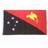 3x5ft Cheap price high quality  Papua New Guinea  Country  flag with two eyelets/90*150cm all world county flags