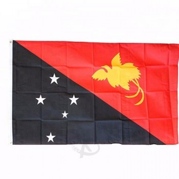 aangepaste grootte alle vlag van de wereld Papoea-Nieuw-Guinea
