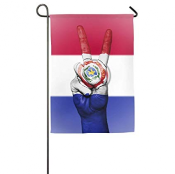 país nacional decorativo paraguai jardim bandeira costume