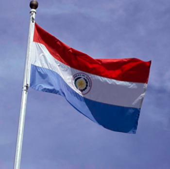 impresión de poliéster 3 * 5 pies paraguay bandera del país fabricante