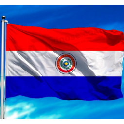 Paraguay national flag polyester fabric Paraguay country flag
