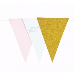 Sunbeauty groothandel verjaardag driehoek bunting vlaggen garland wimpel banner