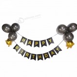 joyeux anniversaire bannière décorations de fête enfants garçon fille bébé décoration d’anniversaire fournitures de fête décor nid d’ange