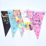 groothandel op maat gemaakte jute bunting banner voor bruiloften