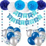 bandiera della stringa del triangolo colorato personalizzato e la festa di compleanno decorano la stamina