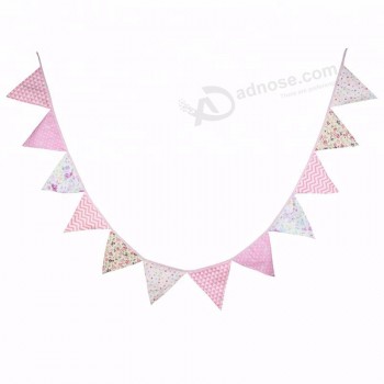décoration d’anniversaire tissu nid d’ange triangle drapeau
