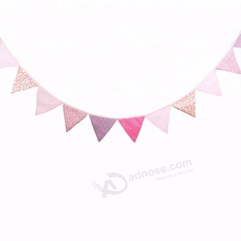 wedding background fabric bunting triangle flag