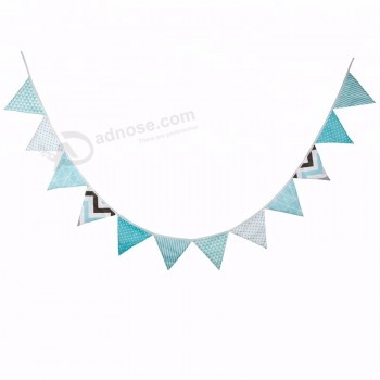 kid's room hanging fabric pennant triangle flag