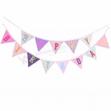bandiera triangolare di compleanno Happi stendardo per festa per bambini