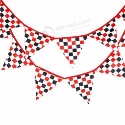 Festival hängen dreieckige Flagge mehrfarbige Wimpel Banner