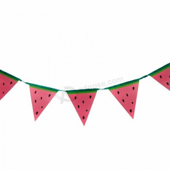 empavesados ​​de banderines de frutas de verano bunting de decoración de fiesta de cumpleaños para niños