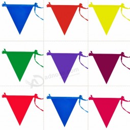 Triangle Flag Bunting Banner Props Garland Party Decoration Outdoor Event Store Opening Pennants
