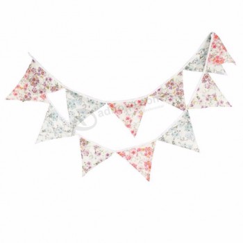 Fashion lace hanging bunting flags for wedding