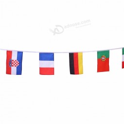 Advertising promotional decoration string flags for sale
