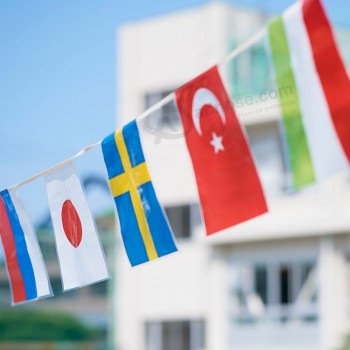 Banderole de fête en tissu nid d’ange pour la décoration drapeau nid d’ange