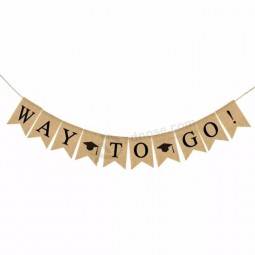 billige fahnen und banner, neue produkte party bunting sackleinen wimpel