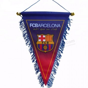 Jeu personnalisé, club de sport, équipe, bannières suspendues, fanions