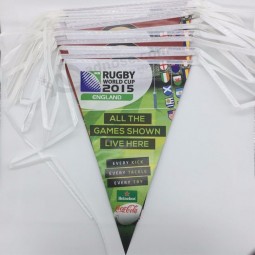 promotional decoration string flag 157gsm paper bunting pennants