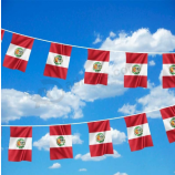 Promotional Peru Country Bunting Flag Peru String Flag