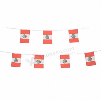 Football Sports 75D Polyester Pérou Drapeau Bruants