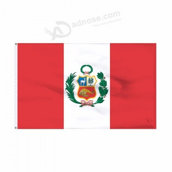 hoge kwaliteit peru polyester nationale vlag