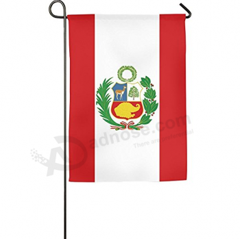 Peru-Gartenflagge 30 * 45cm Peru-Yardflagge dekorativ