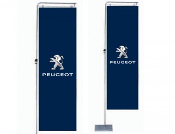Großhandel benutzerdefinierte hochwertige Peugeot Flagge mit günstigen Preis