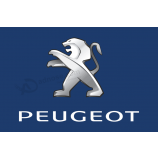 große peugeot nylon flagge 3 'x 5'
