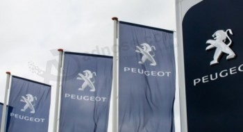 Поставщики флагов на заказ высокое качество Peugeot флаг