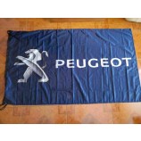 große peugeot nylon flagge 3 'x 5'