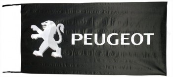 BANNIÈRE DRAPEAU PEUGEOT 2,5 X 5 pi