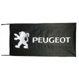 Peugeot vlag banner 2.5 X 5 ft