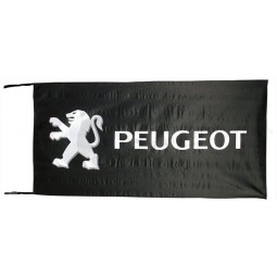 Peugeot vlag banner 2.5 X 5 ft