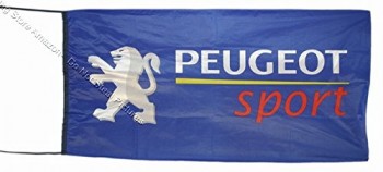 Magnifique drapeau PEUGEOT SPORT FLAG BANNER 2.5 X 5 ft