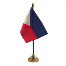 Mini drapeau de bureau de table philippine personnalisé
