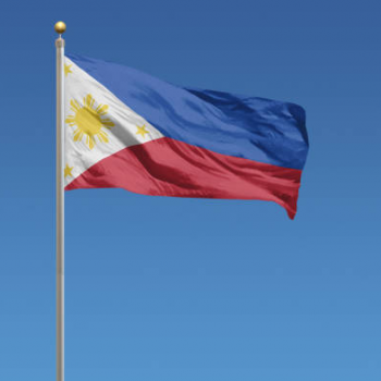 필리핀 깃발 폴리 에스터 표준 크기 필리핀 국기를 거