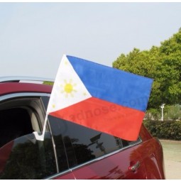digital printed custom polyester philippines Car window flags