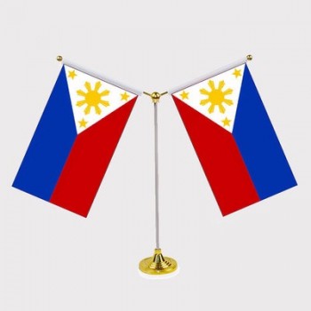 verschiedene größe philippinen tisch meeting desk flagge