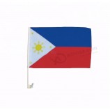 Vlag van de auto van de Filipijnen met 100% polyester bedrukt