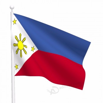poliéster bandeira nacional filipina fabricante china