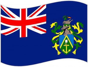 waving flag pitcairn islands 3x5 inches symbol world peace love humor