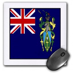 3dRose Florene World Flag Buttons - Photo Of Pitcairn Islands Flag Button - MousePad