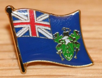 Pitcairn Islands Flag British Overseas Territory Territories Metal Badge