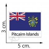 Pitcairn Islands Flag Temporary Tattoos Sticker Body Tattoo