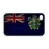 Pitcairn Islands Flag Brick Wall iPhone 4s Black Case