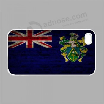 Îles Pitcairn Drapeau Mur de briques Coque iPhone 4s Blanc