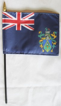 Îles Pitcairn - 4 po x 6 po Drapeau du monde