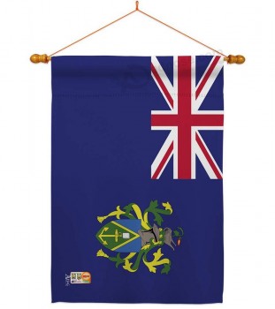 Bandeiras das Ilhas Pitcairn das impressões de nacionalidade mundial Decorativas verticais 28 