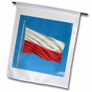 Nationaltag Polen Land Hof Flagge Banner