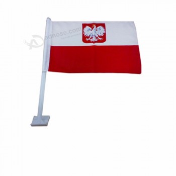 Fußballweltmeisterschaft Polen Auto Polen Flagge